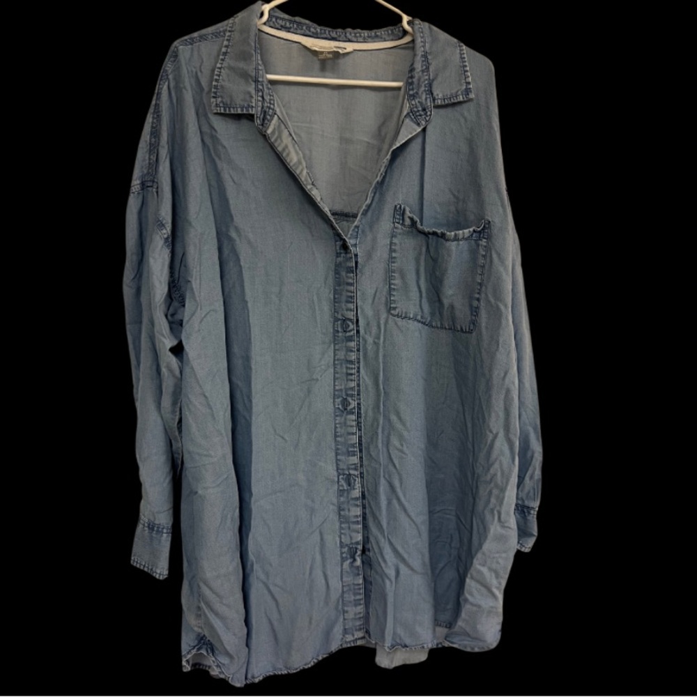 Old Navy Blue Button Down Shirt